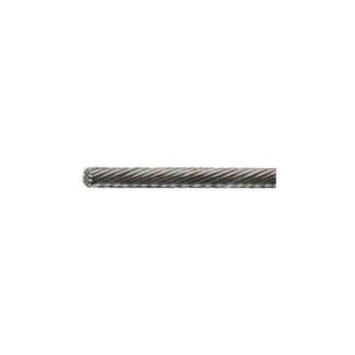 FUNE ACCIAIO DM. 3 MM. SPIROIDALE 19 FILI  (PER COMANDO FRENI)