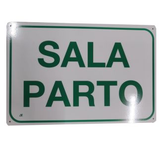CARTELLO 'SALA PARTO' mm. 300X200