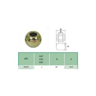 ROTULA PER PARALLELA. DIMENSIONI MM. 44X35X22,1