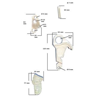 KIT PER GANCIO INFERIORE AUTOMATICO PER PARALLELA. CBM CAT. 3/3S
