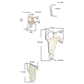 KIT COMPLETO PER GANCIO INFERIORE AUTOMATICO PER PARALLELA. CBM CATERGORIA 3S