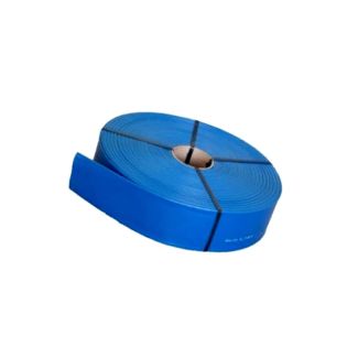 TUBO MANICHETTA APPIATTIBILE BLU PVC DM.  INTERNO MM. 125