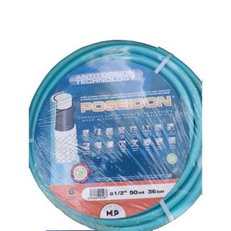 TUBO GIARDINO DA 1/2'. DM. INTERNO 13 MM. POSEIDON ANTITORSIONE.