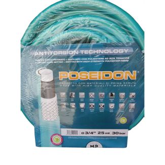 TUBO GIARDINO DA 3/4. DM. INTERNO 19 MM. POSEIDON ANTITORSIONE.