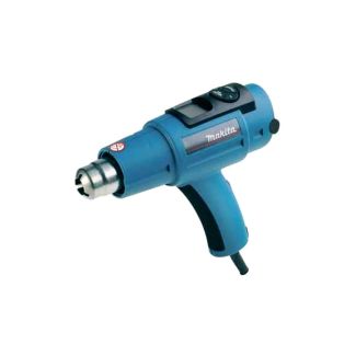 TERMOSOFFIATORE MAKITA 1600 W, TEMPERATURA DELL'ARIA 350-500°COMPLETO DI ACCESSORI