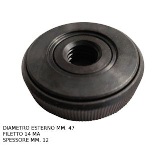 GHIERA AVVITA DISCO MAKITA COMPATIBILE CON SMERIGLIATRICI ( NS COD. UE143 -UE265 -UE280). AD ESAURIM