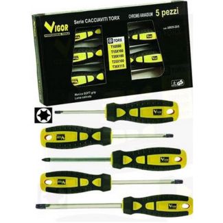 SERIE CACCIAVITI TORX. 5 PEZZI