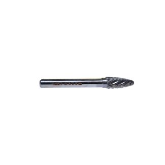 FRESA ROTATIVA IN CORINDONE ROSA A FORMA CONICA MM. 30 X 40, CODOLO MM. 6