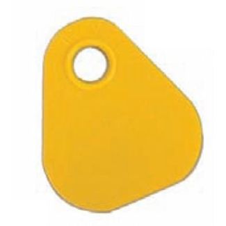 MEDAGLIONE EB FLESSIBILE SENZA NUMERO. COLORE GIALLO