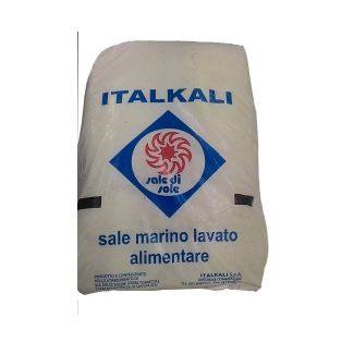 SALE MARINO LAVATO. IN SACCHI DA 25 KG. ESSICATO. GROSSO. ALIMENTARE.