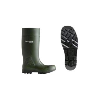 STIVALI TAGLIA 42 DUNLOP VERDI, PROTEZIONE S5 CON PUNTALE, TERMICI