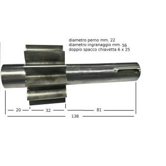 INGRANAGGIO CONDUTTORE PER POMPA OLEODINAMICA IN GHISA DA LT. 40 (AP0985)