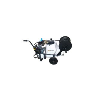 CARRELLO CISTERNA DA LT. 56 A CARRIOLA PER DISERBO ELETTRICA MONOFASE43001-00010+ 00080-00848+33001