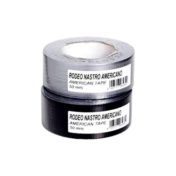 NASTRO AMERICANO COL NERO H. mm. 50 X mt. 25 LUNG.